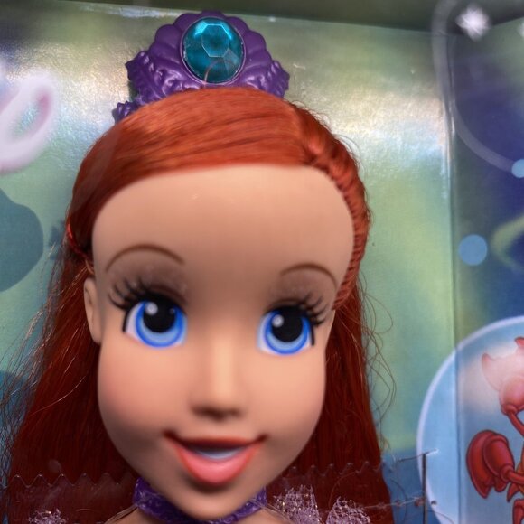 Disney Gem Princess Ariel The Little Mermaid Fashion Doll 12 Inch Tiara Scepter - Picture 5 of 15